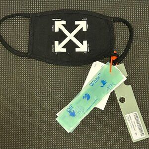 OFF-WHITE Arrows Face Mask Black/White NWT